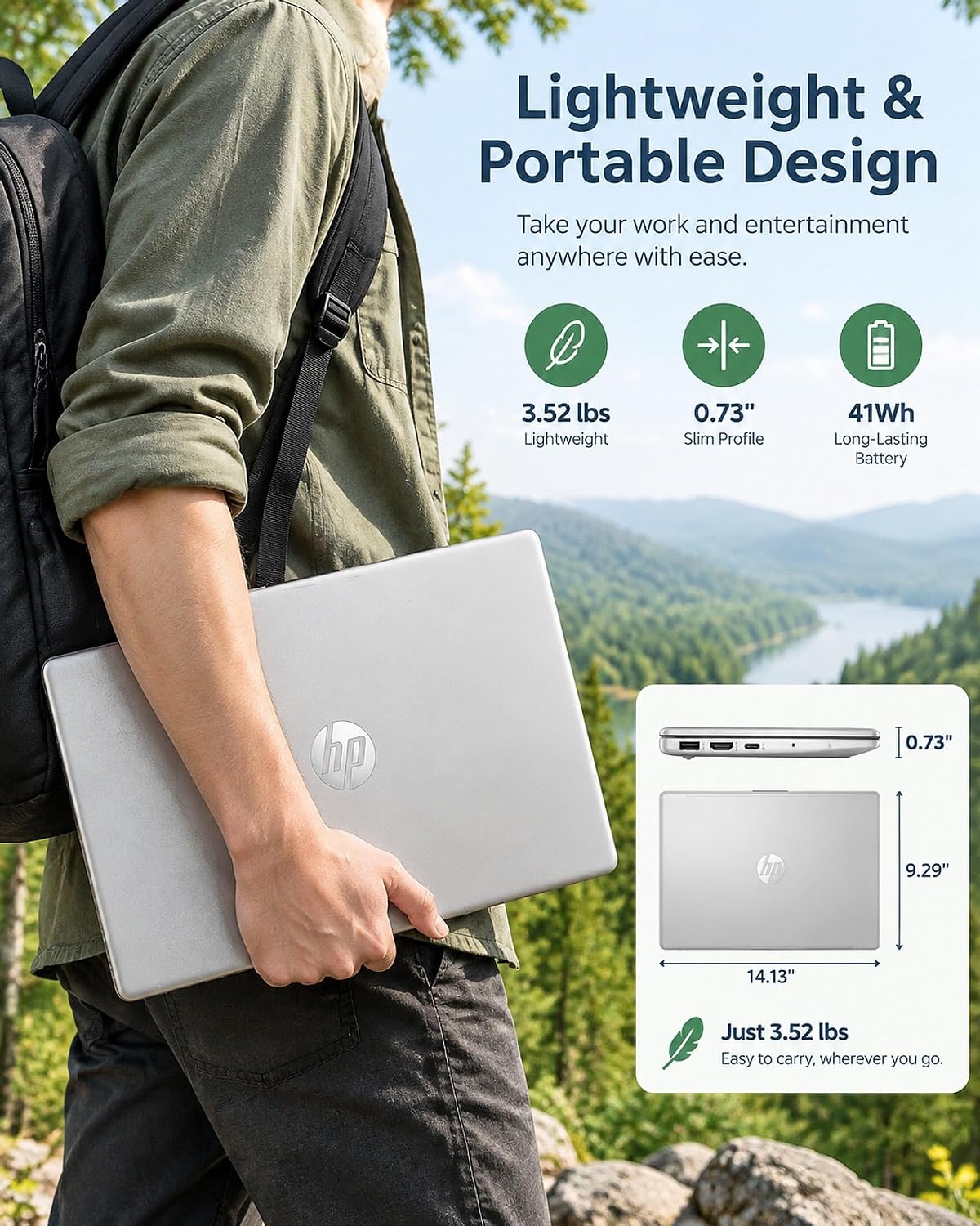 Thumbnail 6 de HP Touchscreen Laptop, 15.6-inch