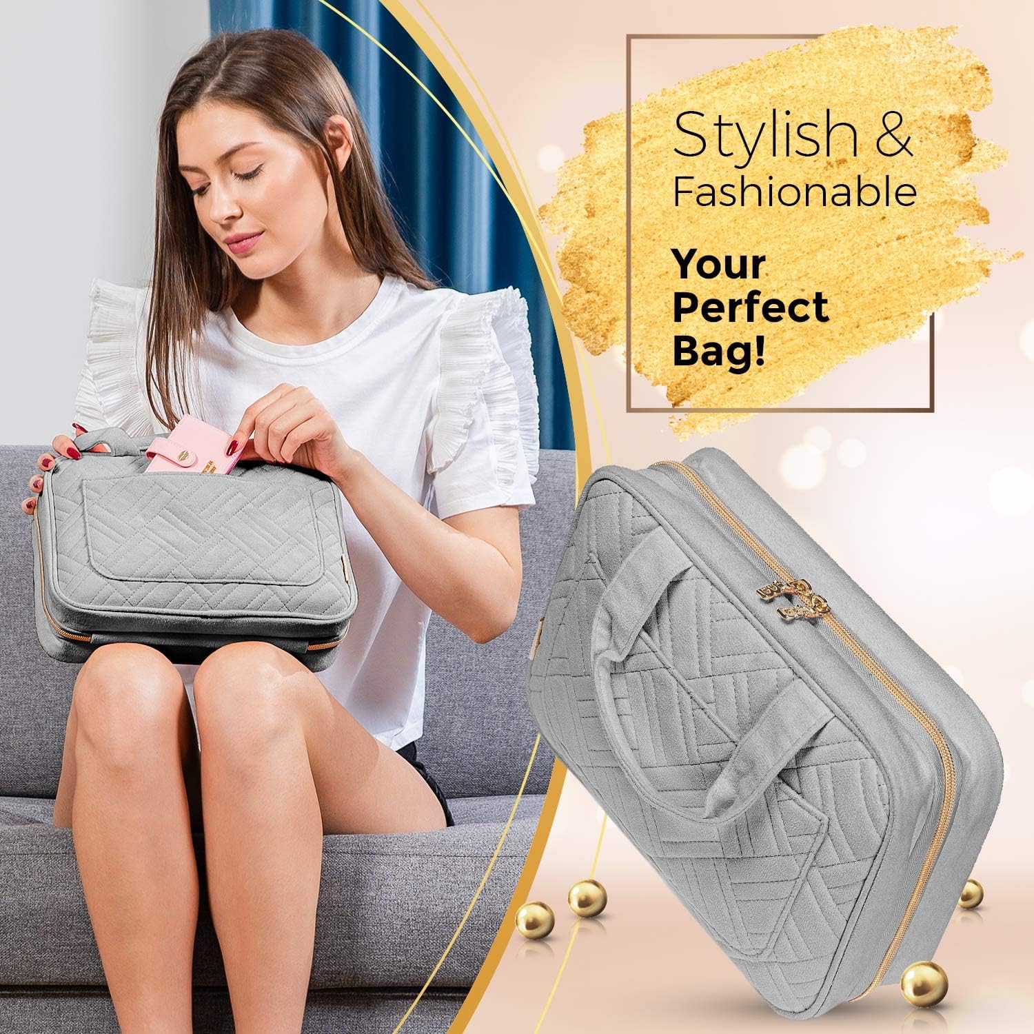Detalle de BOACAY Hanging Toiletry Bag