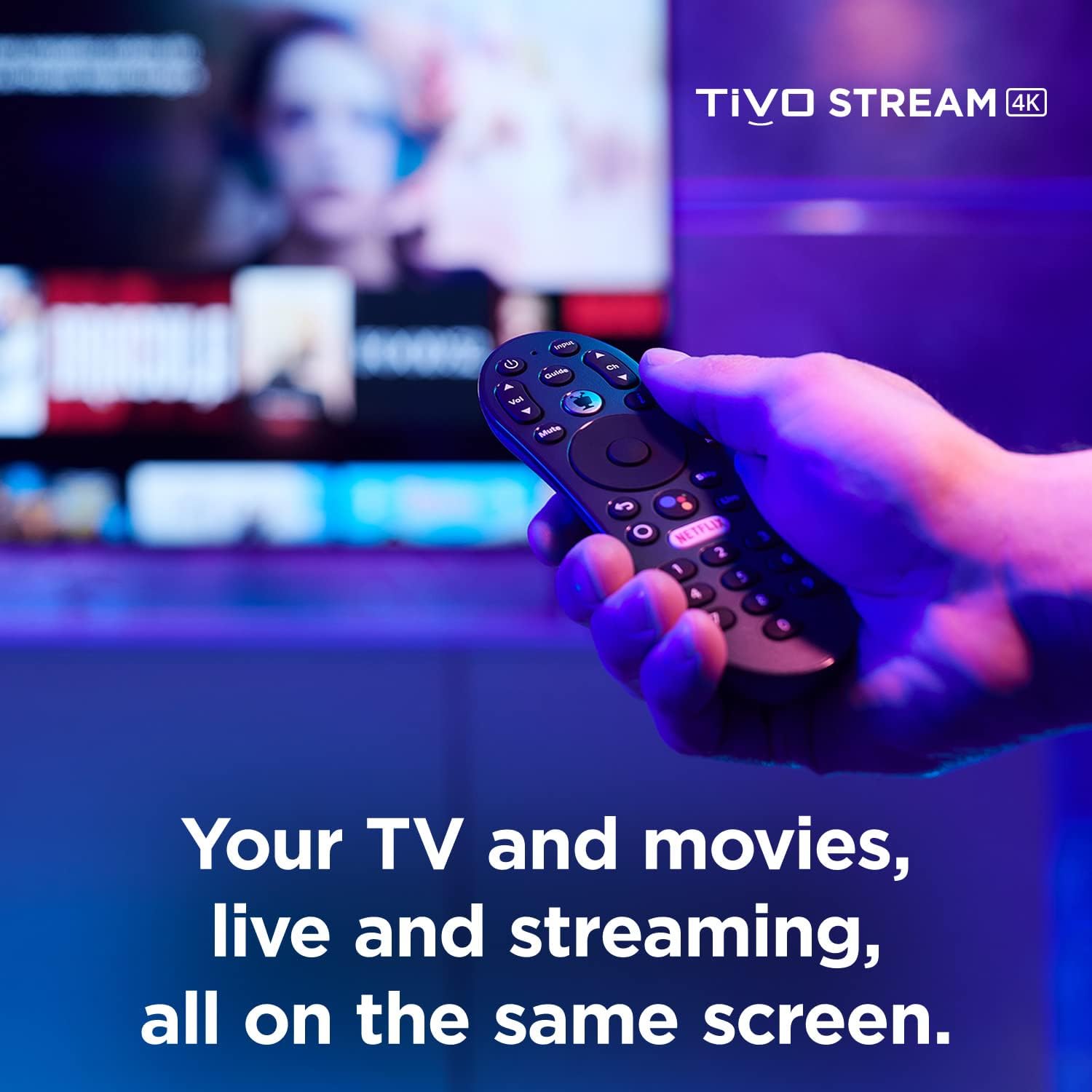 Detalle de TiVo Stream 4K: All Your Streaming Apps and Live TV on One Screen