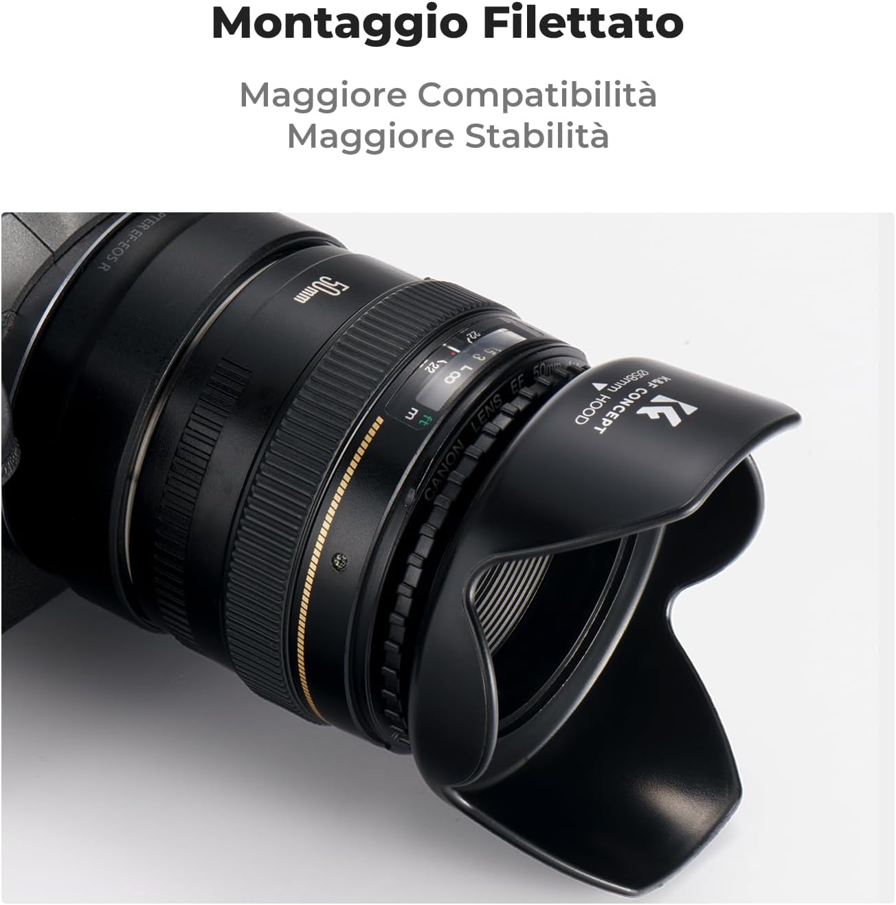 Detalle 2 de K&F Concept Paraluce per Canon RF24-50mm