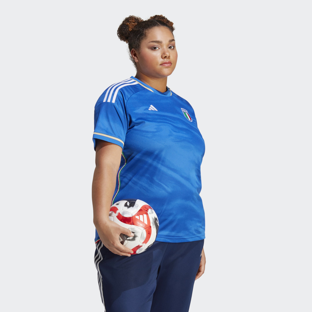 Detalle de Camiseta primera equipación selección femenina Italia 23 (Tallas grandes) – Adidas