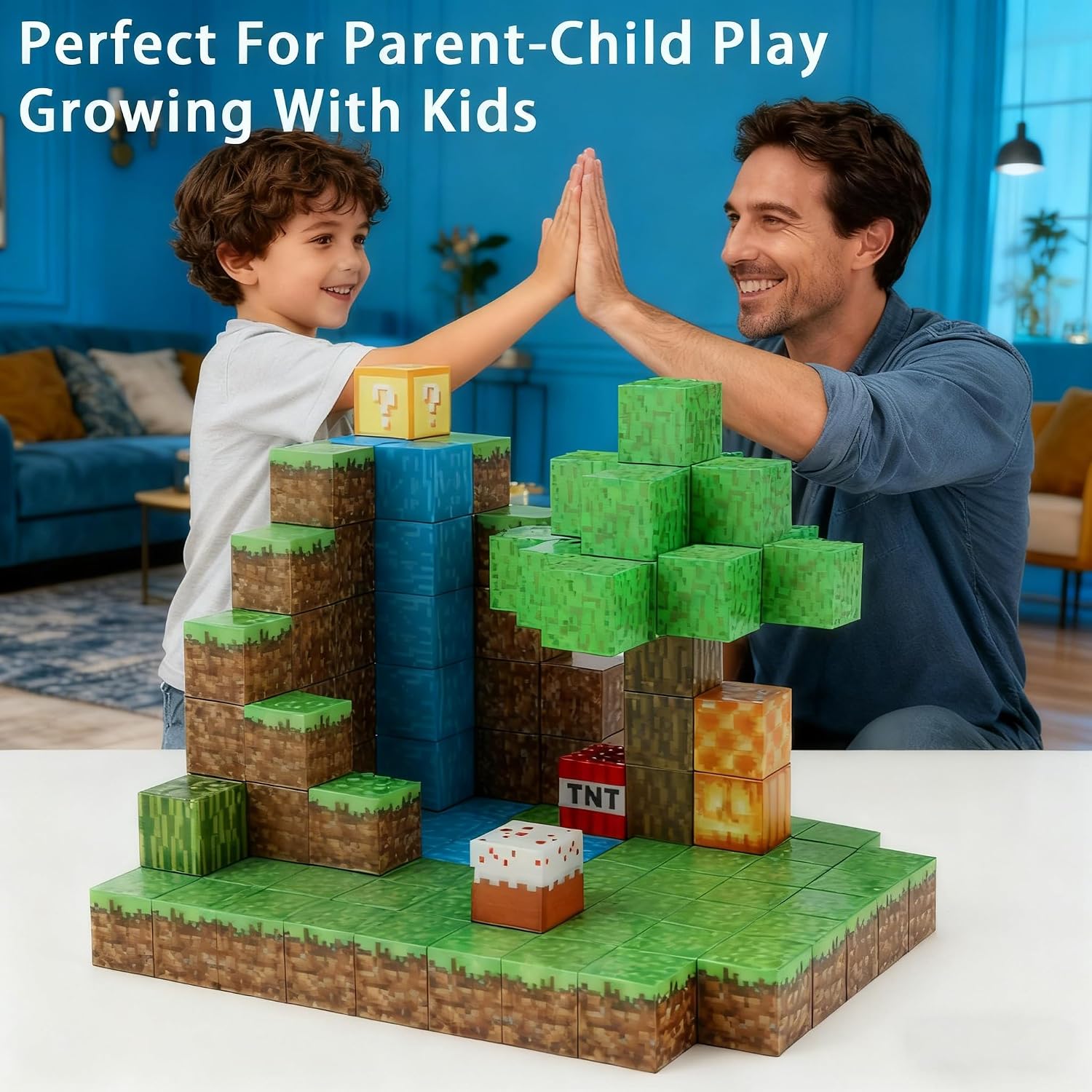 Detalle 2 de MEESHEEP 128PCS Magnetic Blocks STEM toy ๐งฉ