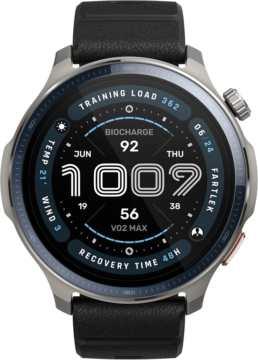 Detalle 2 de Amazfit Balance 2 Smartwatch 47 mm – 21 Tage Akku