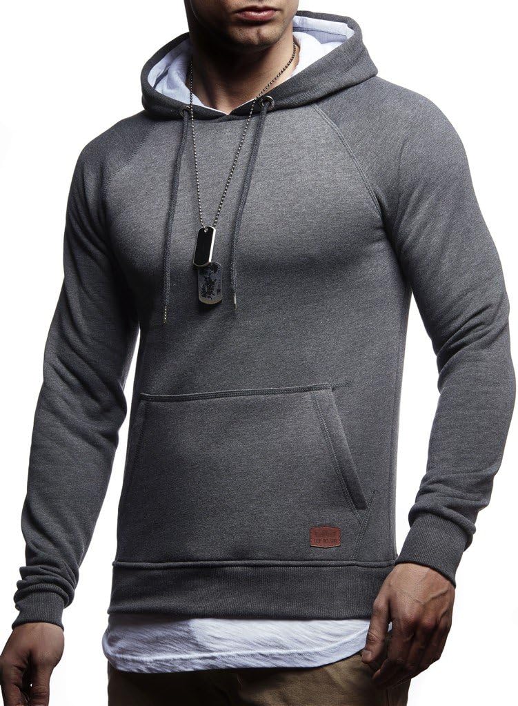 Thumbnail 3 de Leif Nelson LN8125 – Sweat-shirt à capuche homme coupe ajustée, style moderne