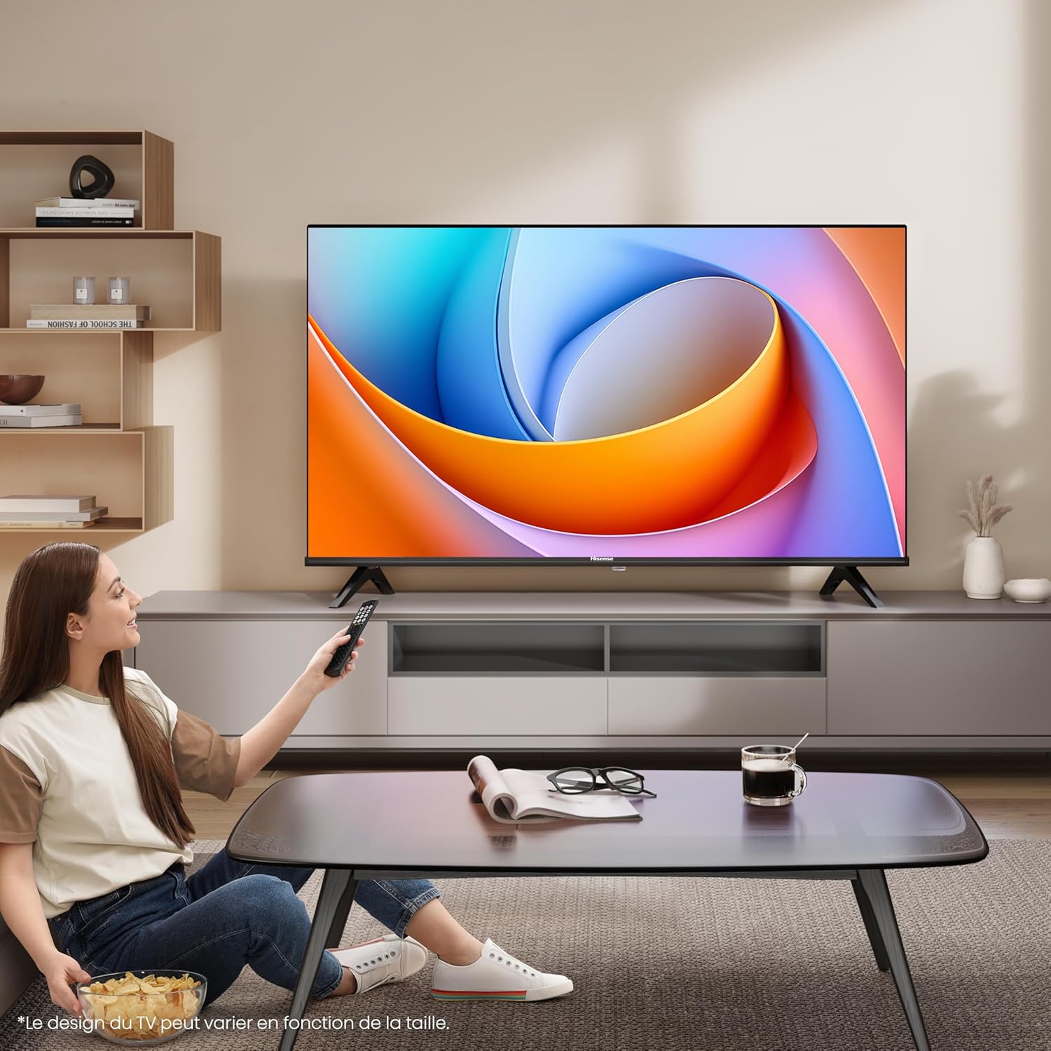 Detalle de Hisense 40A4Q (2025) : téléviseur connecté 40 pouces Full HD avec VIDAA OS, Mode Sport IA et Dolby Audio