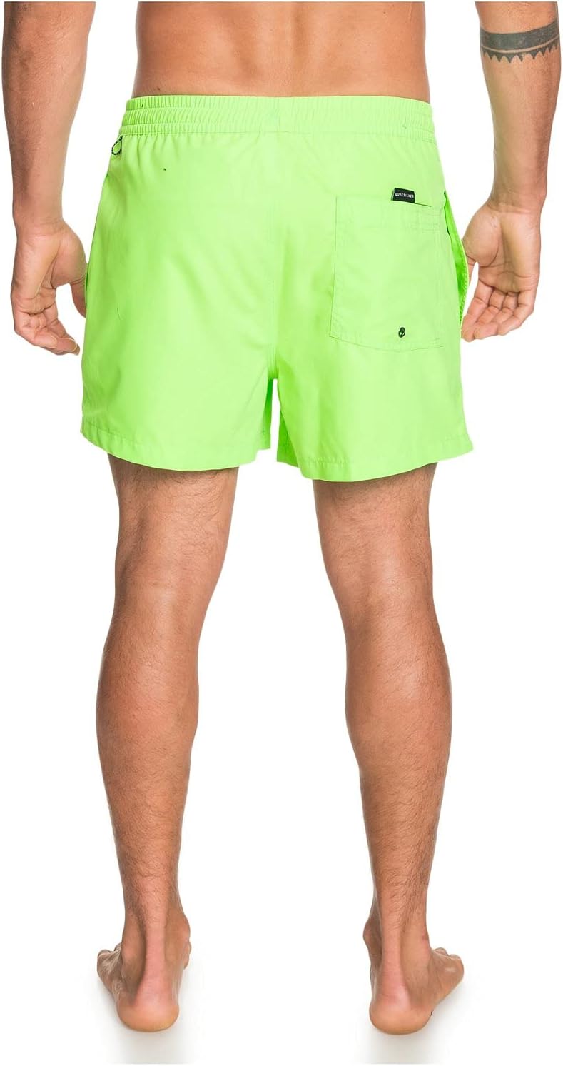 Detalle de Quiksilver Everyday Volley 15" Bañador para Hombre – Lime Punch, Talla M