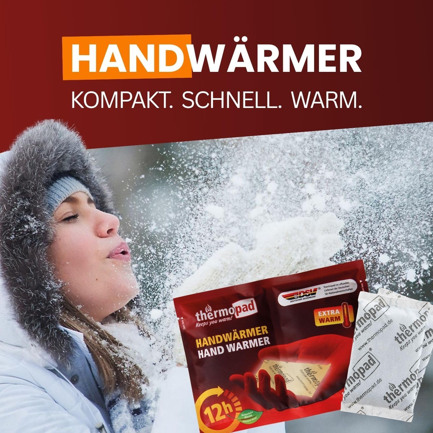 Thumbnail 1 de THERMOPAD Handwärmer 10 Paar – Taschenwärmer für 12 Stunden Wärme