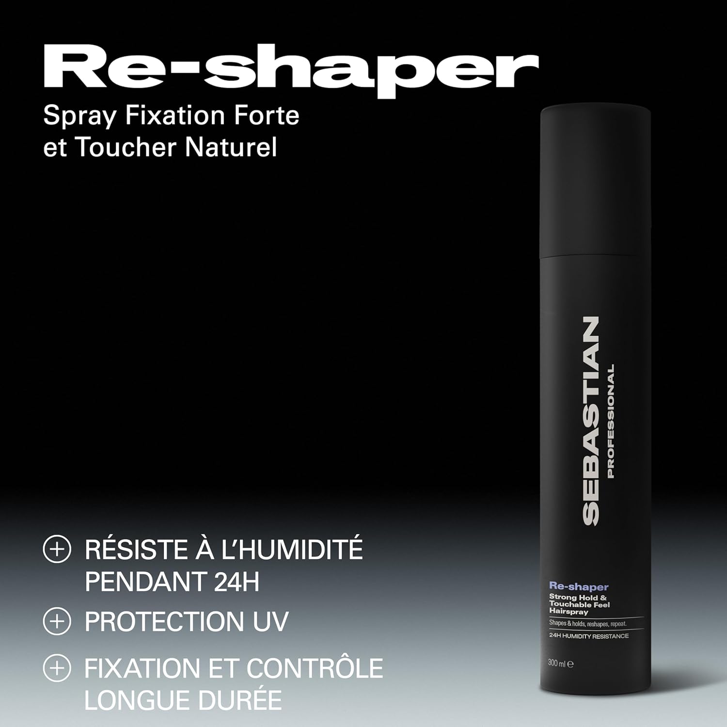 Thumbnail 1 de Sebastian Professional Re-Shaper (Zero Gravity et Shaper Fierce) – Sprays coiffants professionnels à fixation légère à extra forte