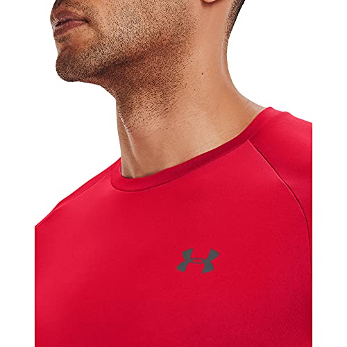 Detalle de Under Armour UA Tech 2.0 SS Tee – Leichtes Kurzarm-Trainingstop aus 100% Polyester