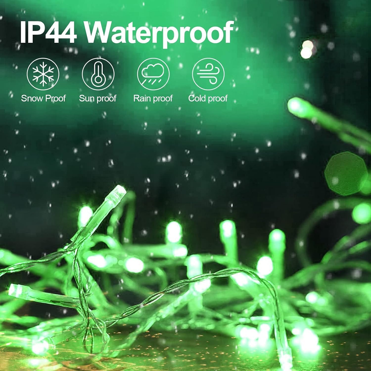 Thumbnail 6 de JXLEDAYY 60M 500 LED Green Fairy Lights