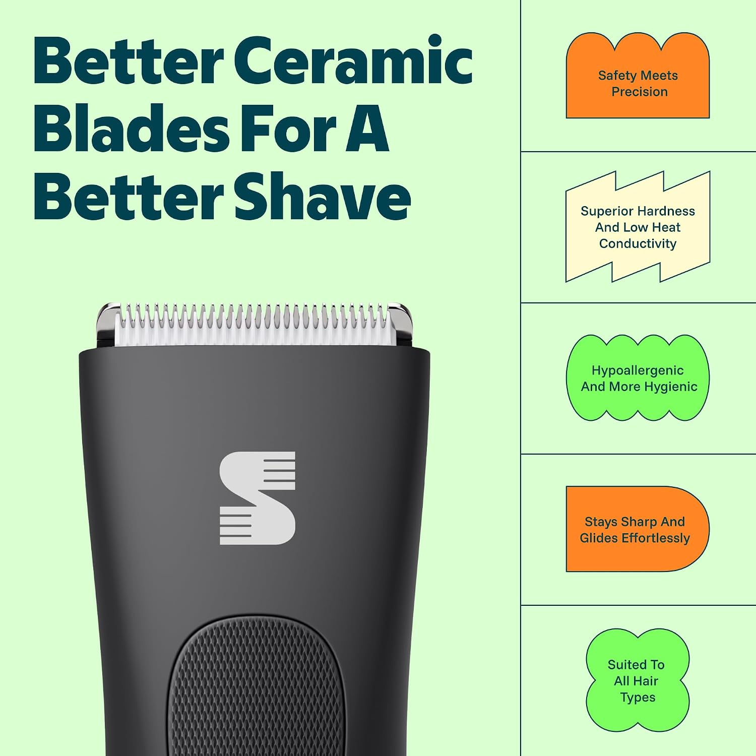 Thumbnail 2 de MANSPOT Groin Hair Trimmer with Ceramic Blade