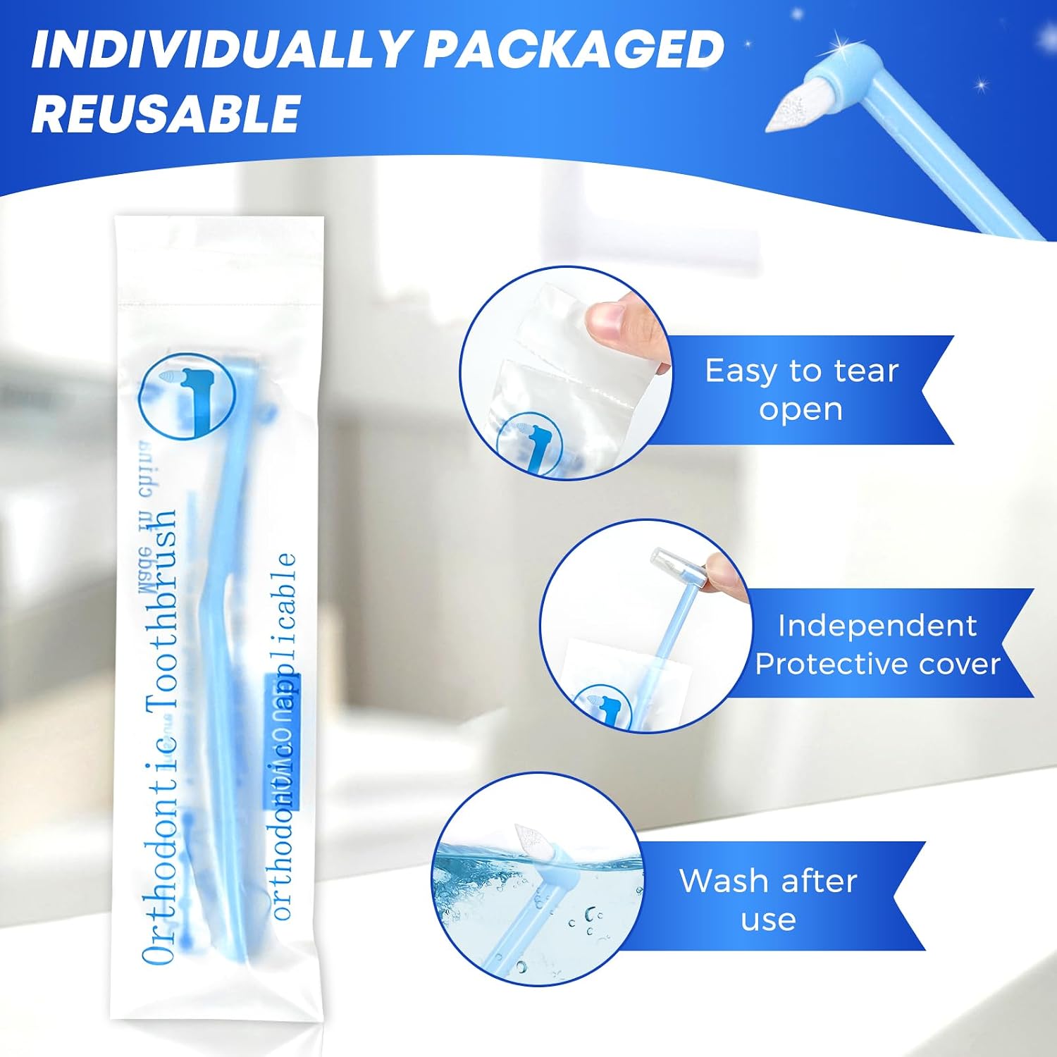 Detalle 2 de Sularpek interspace toothbrushes 14 pack