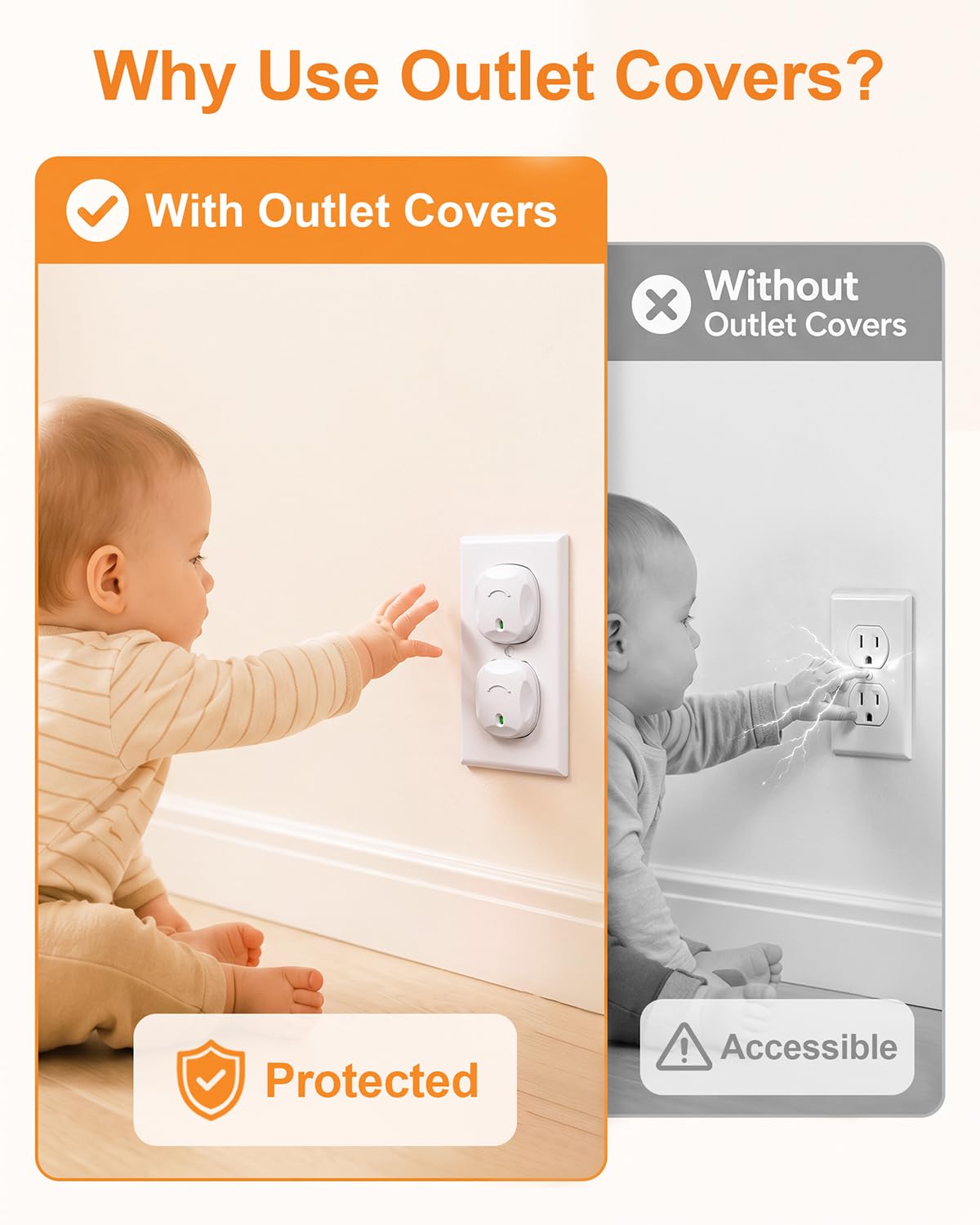 Detalle 2 de TrusTot Outlet Covers, 40-Pack
