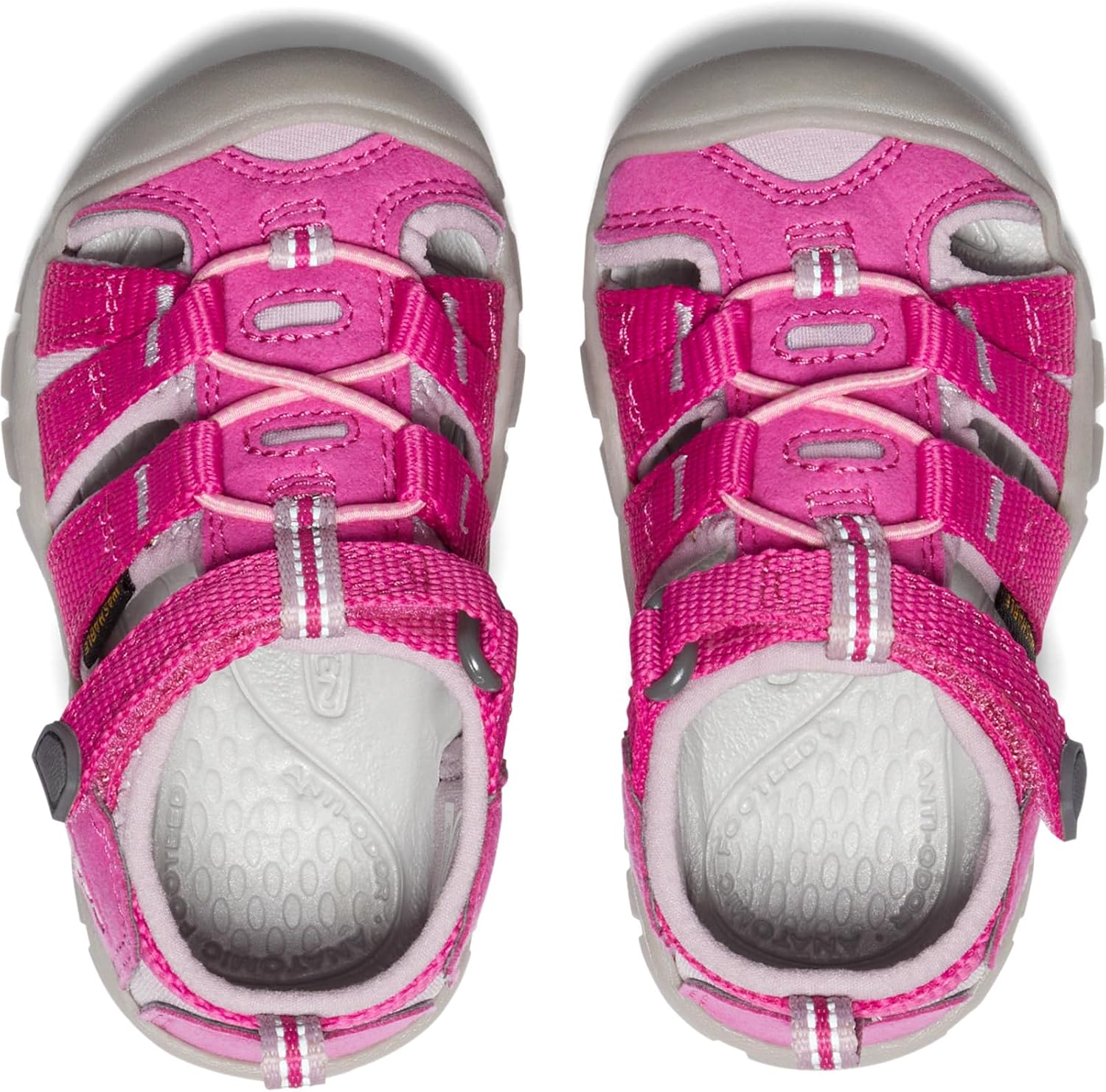 Detalle de Keen Unisex Kinder SEACAMP II CNX Blau Tiefen/GARGOYLE Sandale – wasserdicht, schnell trocknend, sicherer Halt
