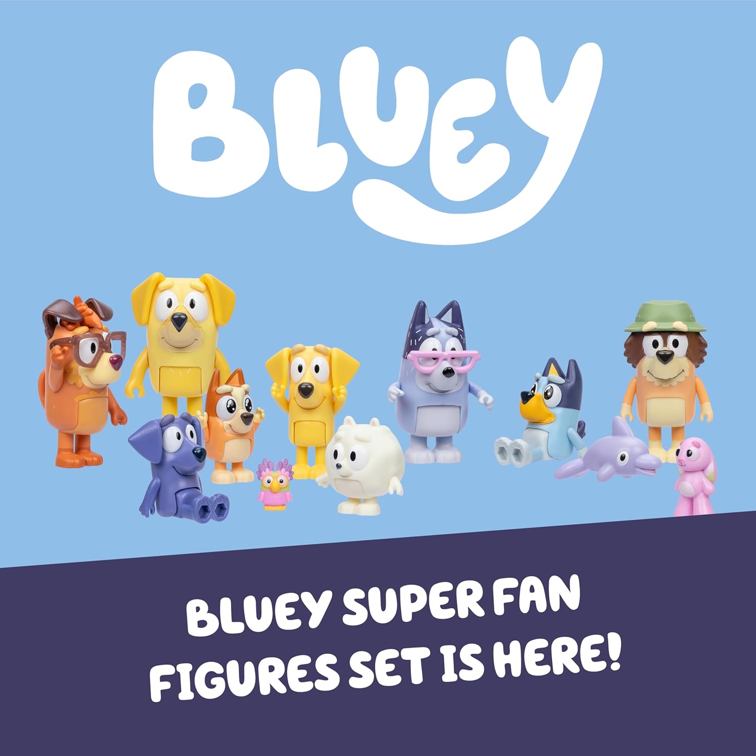 Detalle 2 de Bluey Super Fan Figurines Set for Toddlers