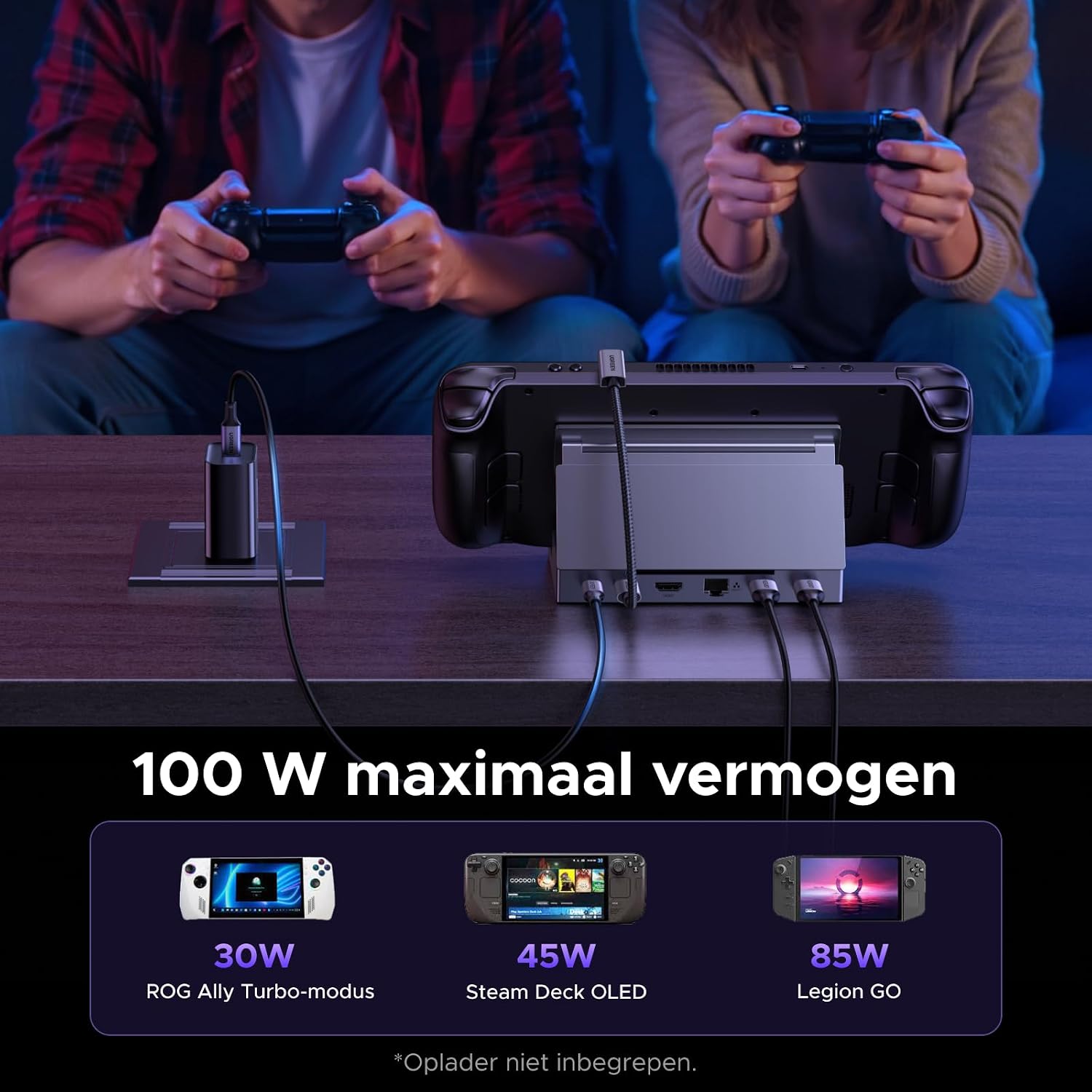 Thumbnail 4 de UGREEN 75126 Steam Deck-dock met HDMI 4K@120Hz en 1Gbps Ethernet