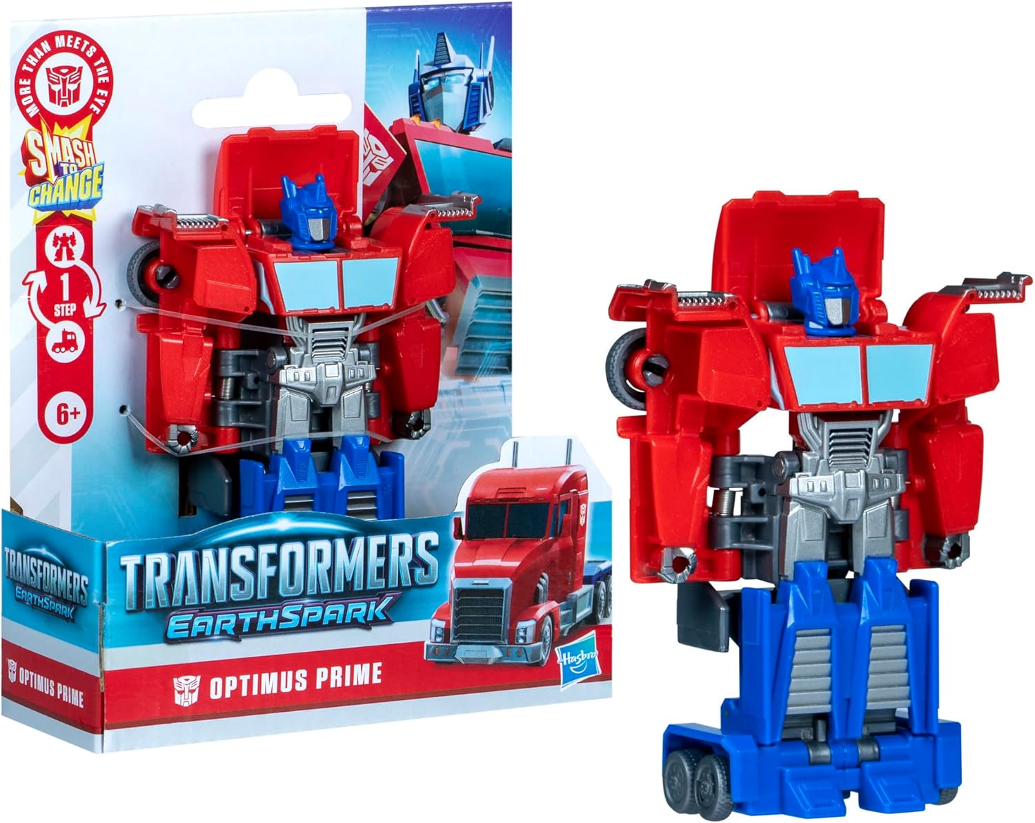 Thumbnail 9 de Transformers EarthSpark Smash Changers Optimus Prime 🚒