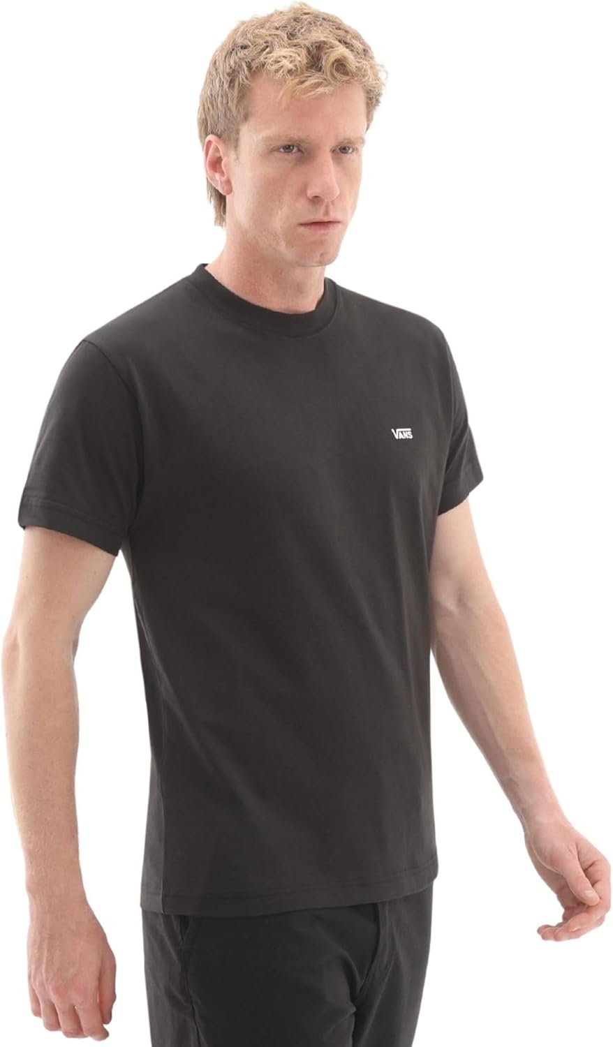 Thumbnail 2 de Vans T-Shirt da uomo con logo sul petto sinistro, Black