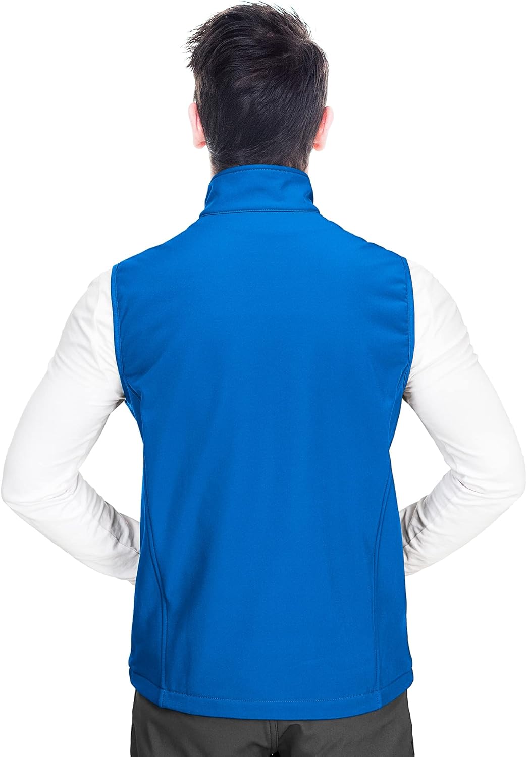 Thumbnail 1 de 33,000ft Mens Softshell Gilet: Windproof, Fleece-L lined Outerwear Vest with 7 Pockets