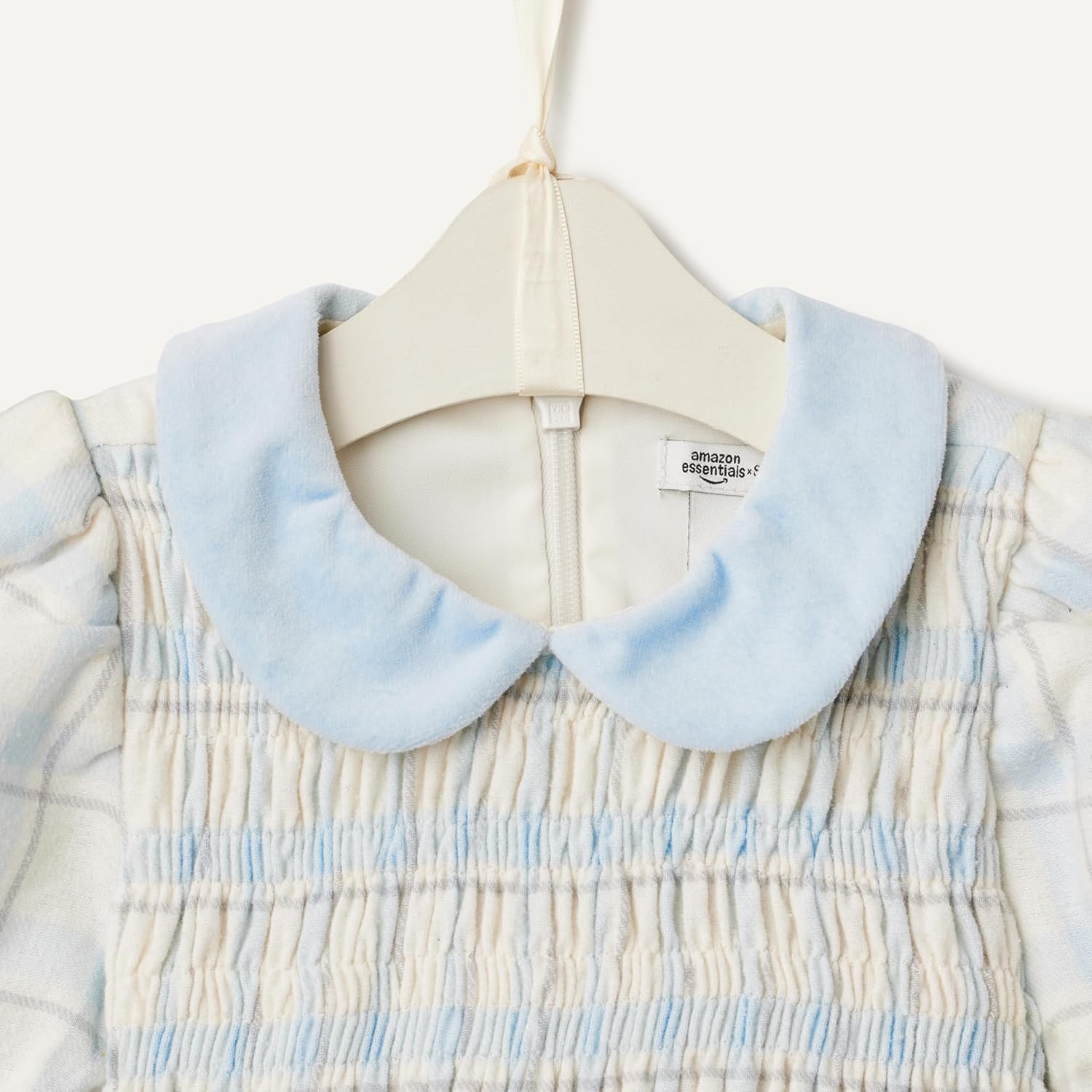 Detalle de Amazon Essentials x Sofia Grainge Toddler & Baby Girls' Long Sleeve Flannel Dress