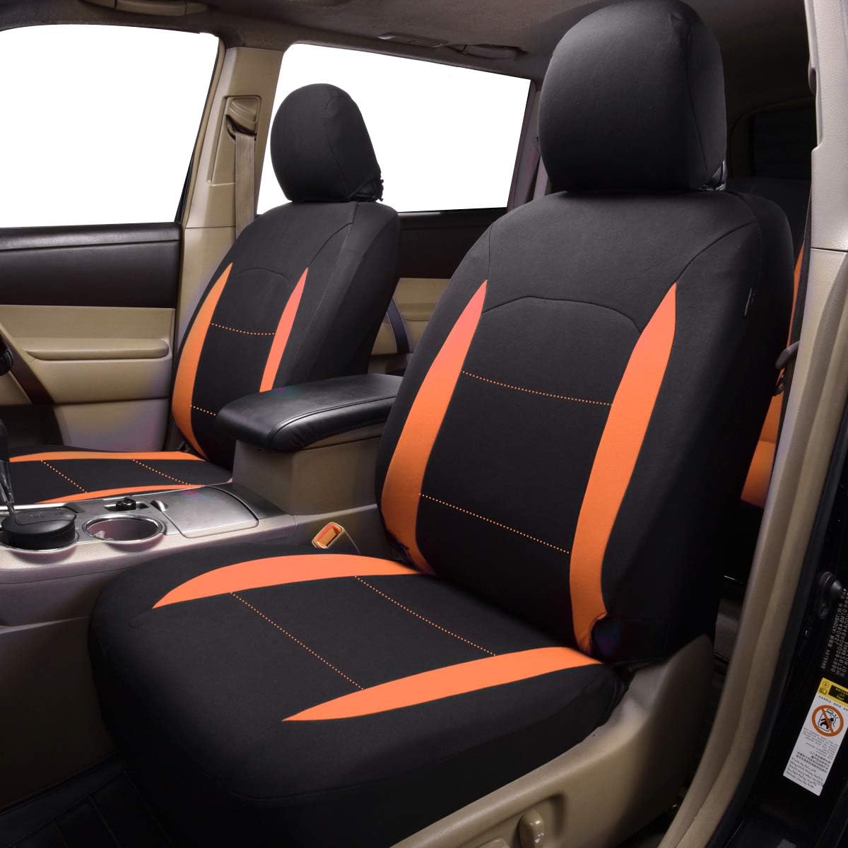 Detalle de Flying Banner Car Seat Covers: Front Seats & Rear Bench, Universal Fit, Easy Install