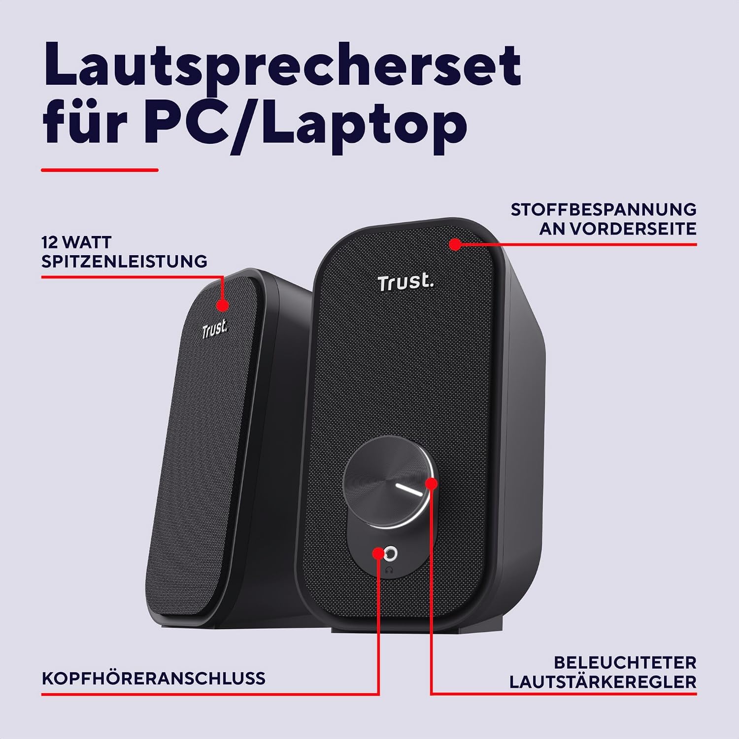 Detalle 2 de Trust Orada PC Lautsprecher USB 2.0