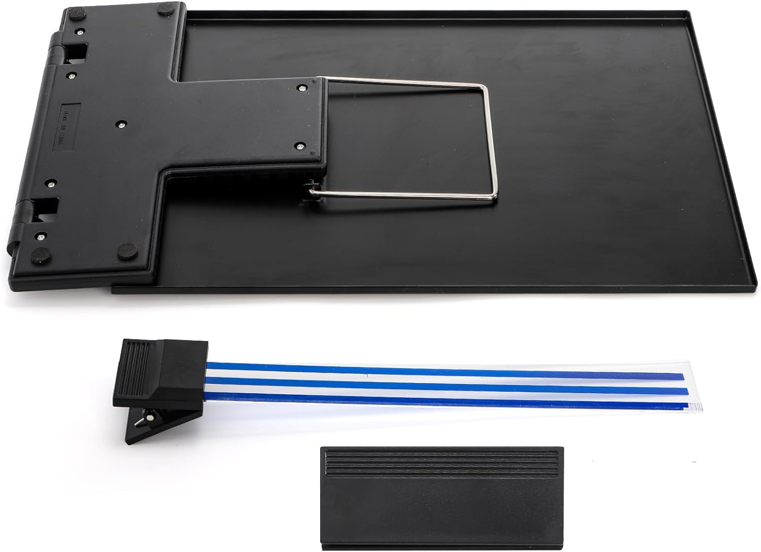 Thumbnail 4 de Lawei confezione da 2 portadocumenti da scrivania con clip regolabile e guida per linea per A4