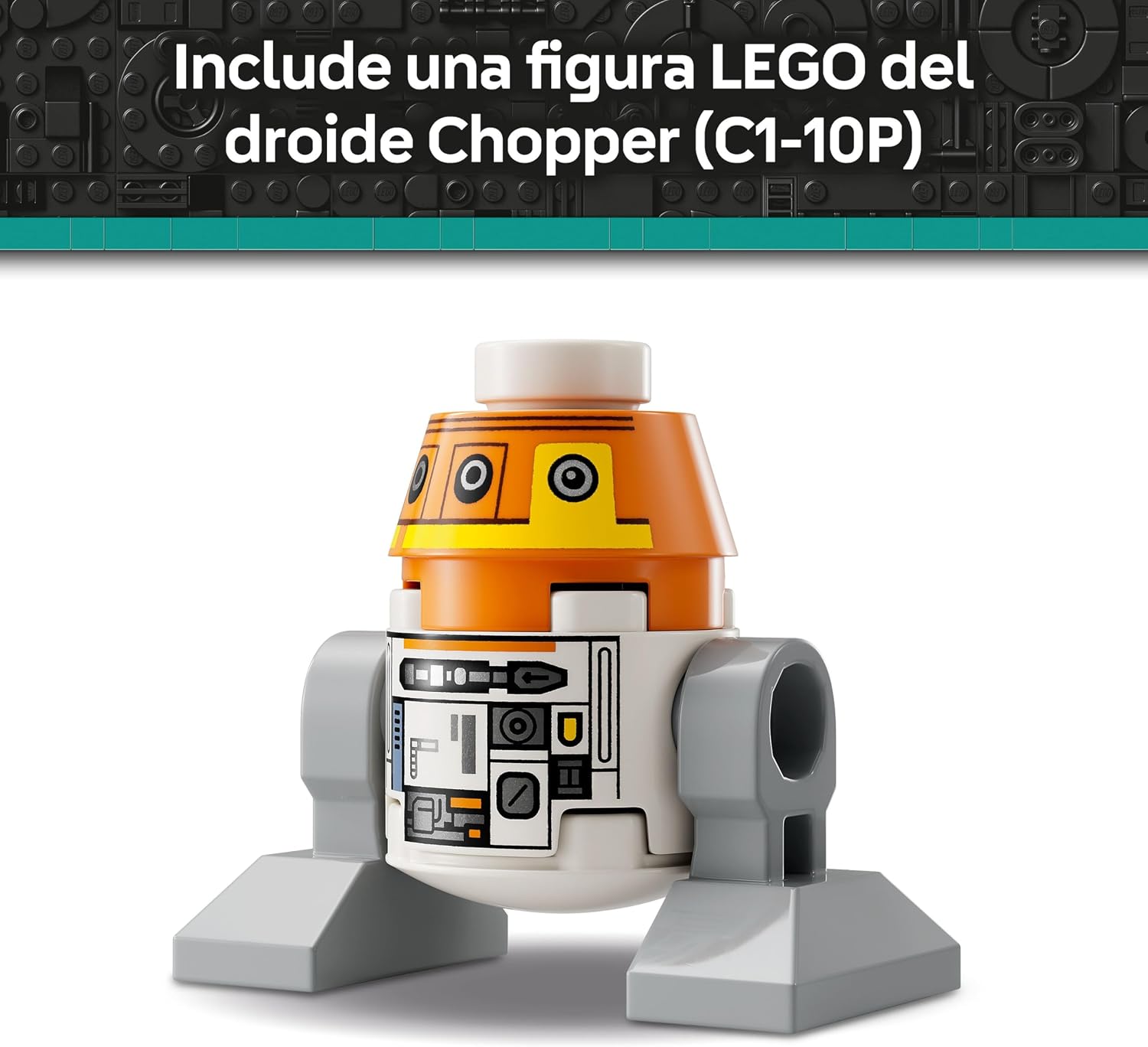 Thumbnail 5 de LEGO Star Wars 75416 Droide Astromeccanico Chopper (C1-10P) — un robot giocattolo da costruire per appassionati di Ahsoka