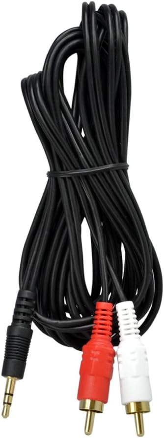 Detalle 2 de アクロス AVC105 オーディオ変換ケーブル 3m 3.5mmステレオミニプラグ・RCAピン×2