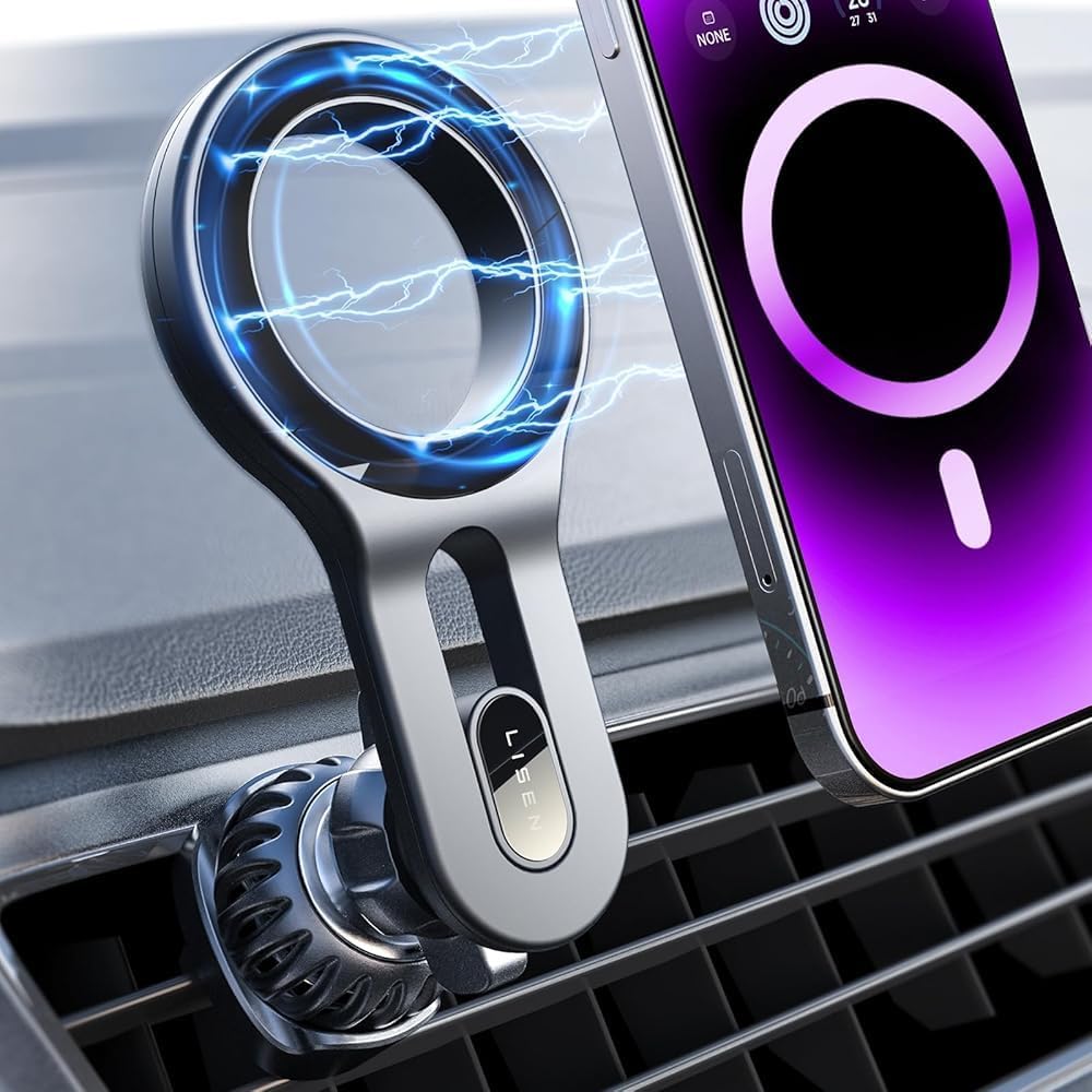LISEN MagSafe Car Mount 2026 for iPhone