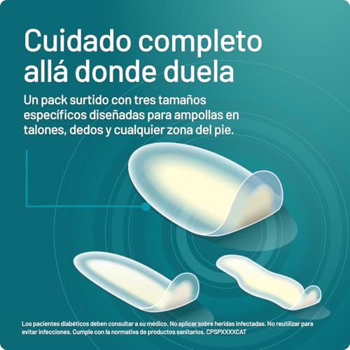 Detalle de Compeed Ampollas Surtido – Pack 2 x 6 apósitos hidrocoloides para pies