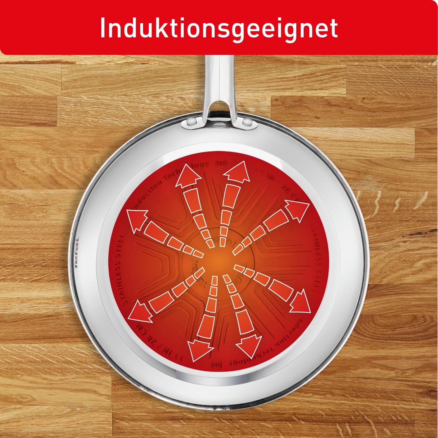 Thumbnail 5 de Tefal Duetto 3-teiliges Pfannenset 20, 24 und 28 cm – mit Thermo-Signal und induktionsgeeignet