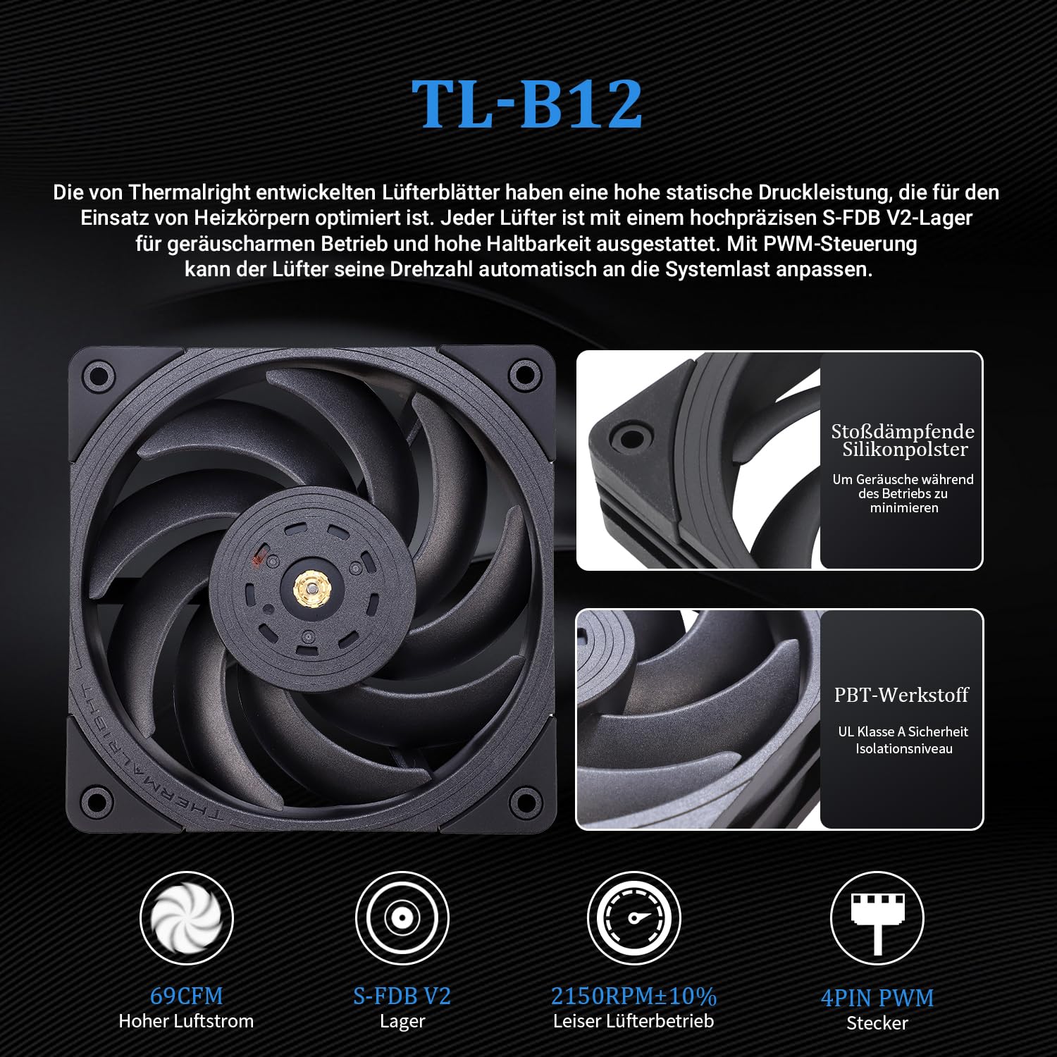 Thumbnail 4 de Thermalright Frozen Edge 360 Black – Refrigeratore liquido CPU 360mm con ventole PWM da 120 mm