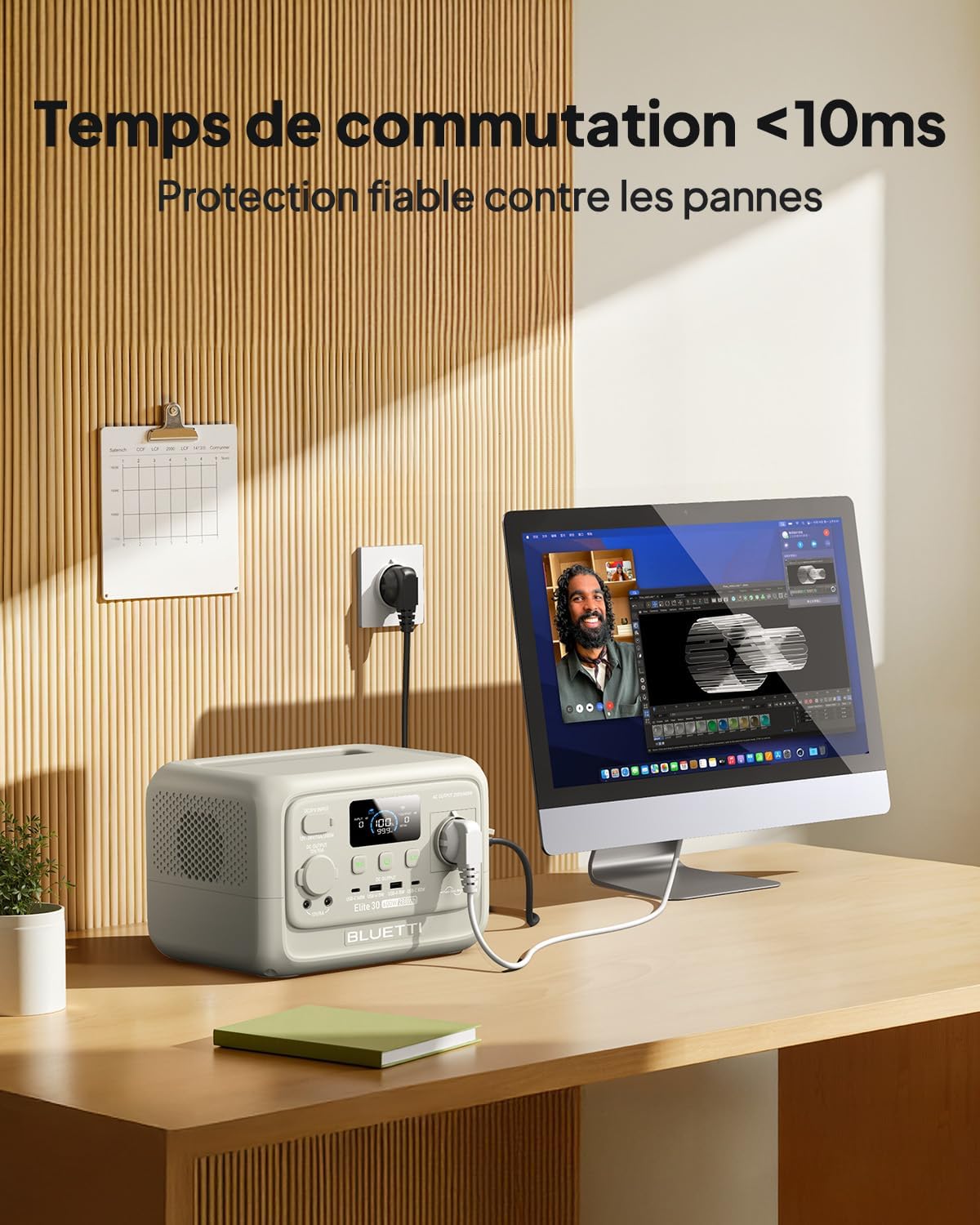 Detalle 2 de BLUETTI Elite 30 V2 Générateur portable 288Wh