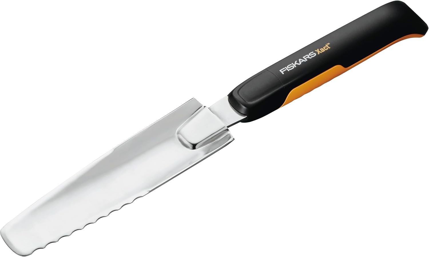 Detalle de Fiskars Xact 1027046 ogrässtickare för djupa rötter, 39,6 cm