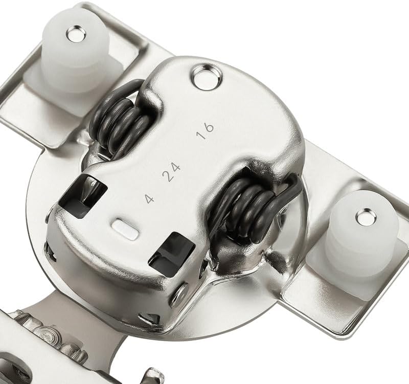 Detalle 2 de Ravinte JL114LS Soft-Close Cabinet Hinges, 3/8-Inch Overlay, 30 Pairs