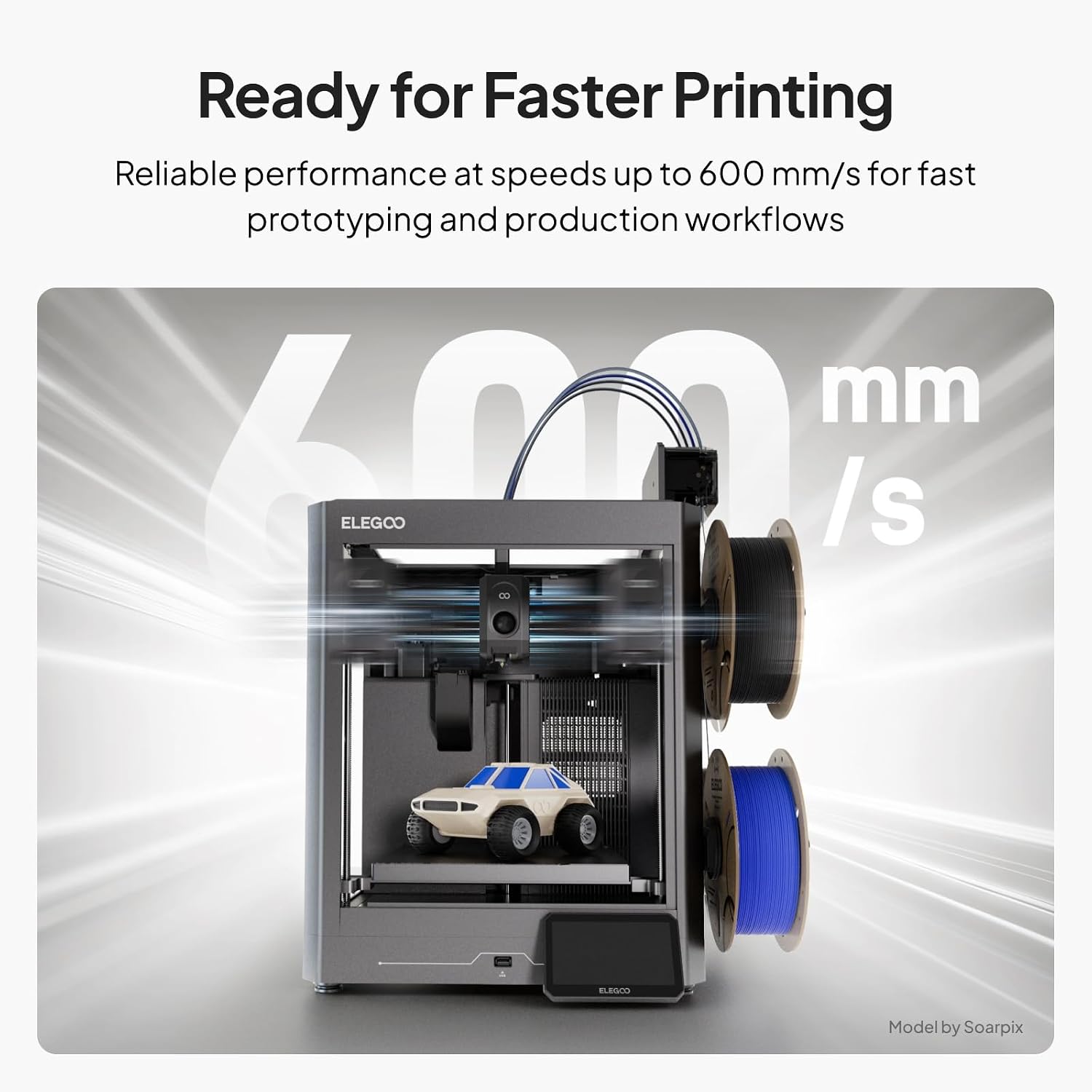 Detalle de ELEGOO PETG 3D Printer Filament, 1.75mm