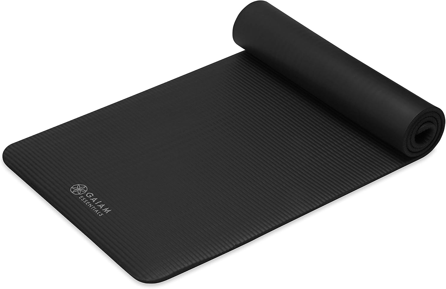 Detalle de Gaiam Essentials 10mm Yoga Mat with Carry Strap 🧘♀