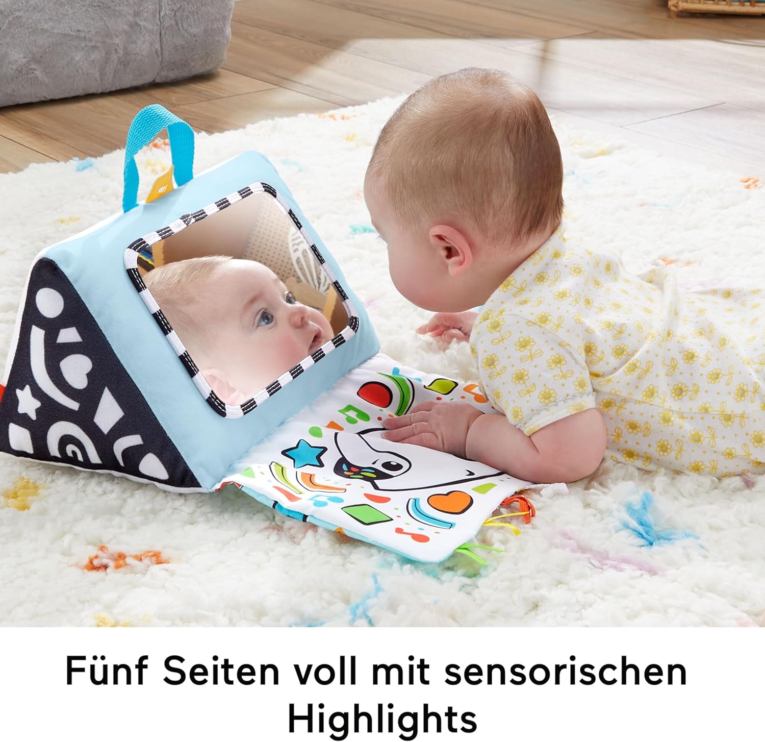 Detalle de Fisher-Price Kick & Play Soft Piano – Weiches, tragbares Baby-Pianospielzeug mit mitwachsendem Design
