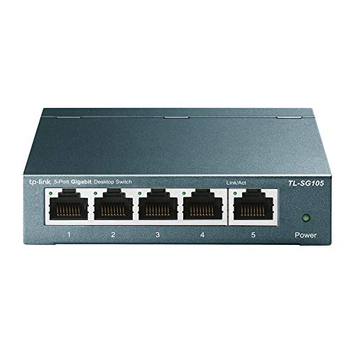 Detalle de TP-Link TL-SG105: Switch Gigabit de 5 Puertos para Escritorio o Montaje en Pared