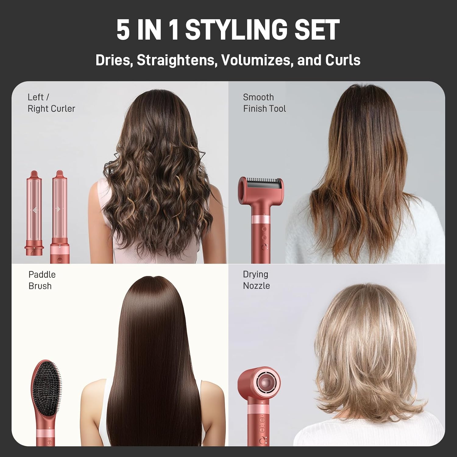 Thumbnail 4 de 5 in 1 High-Speed Hot Air Styler 110000 RPM