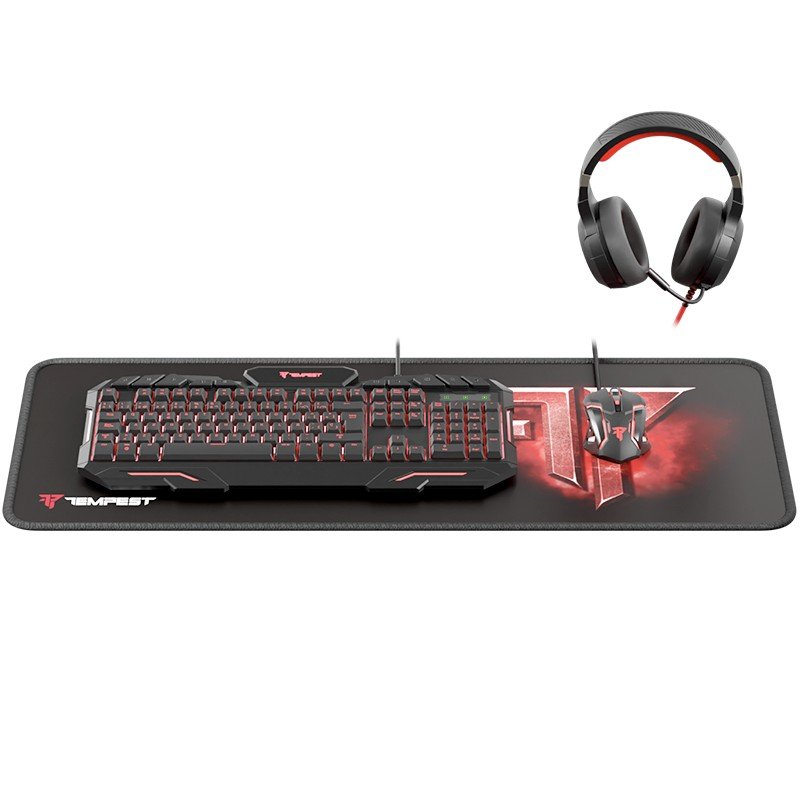 Detalle de Tempest Oblivion Combo teclado, ratón, auriculares y alfombrilla