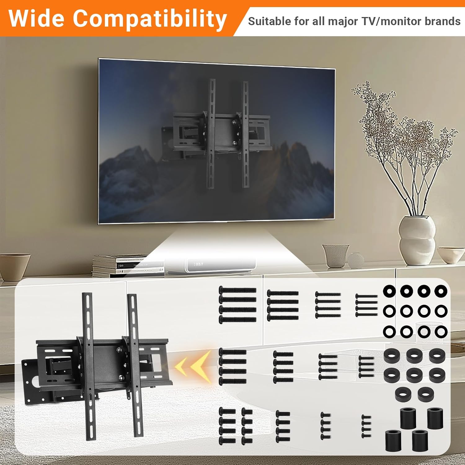 Detalle 2 de Xyxu TV Bracket Screws 76-piece kit for 80-inch TVs