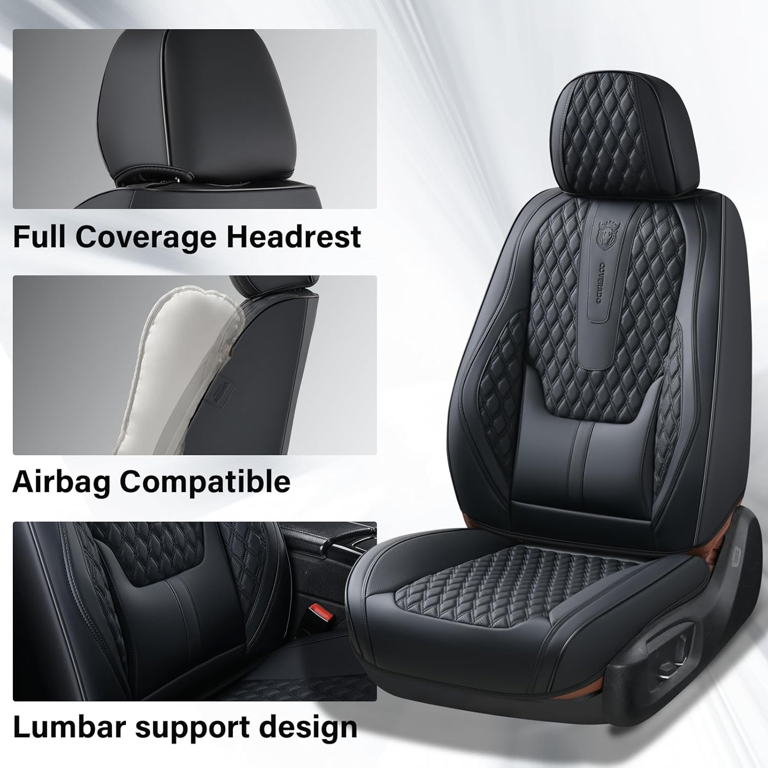 Thumbnail 2 de Coverado Car Seat Covers Full Set 1️⃣