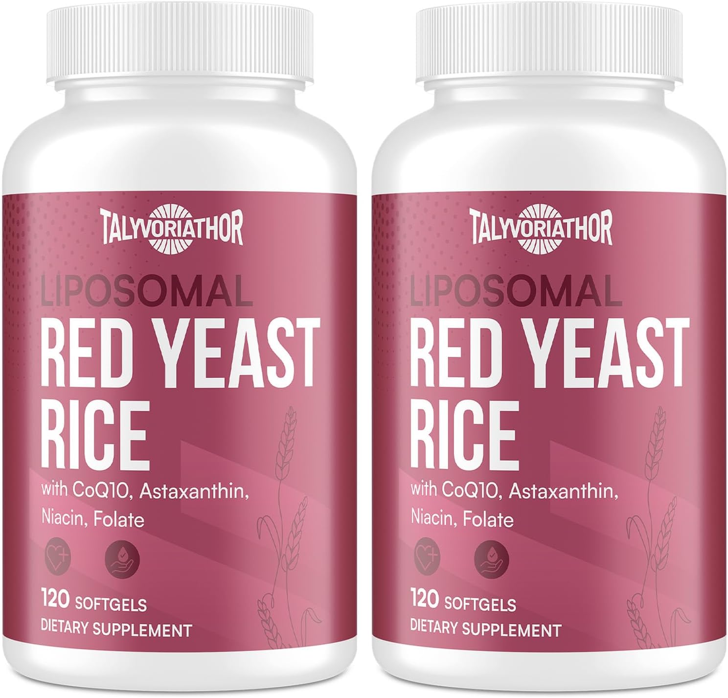 Detalle de Talyvoriathor Red Yeast Rice Supplement 120 Softgels