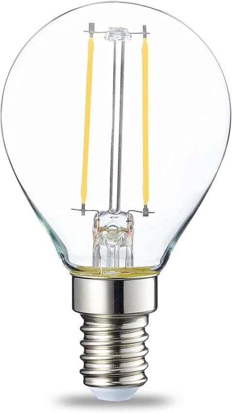 Detalle de Amazon Basics Bombilla LED E14 P45, 2W, 6 unidades