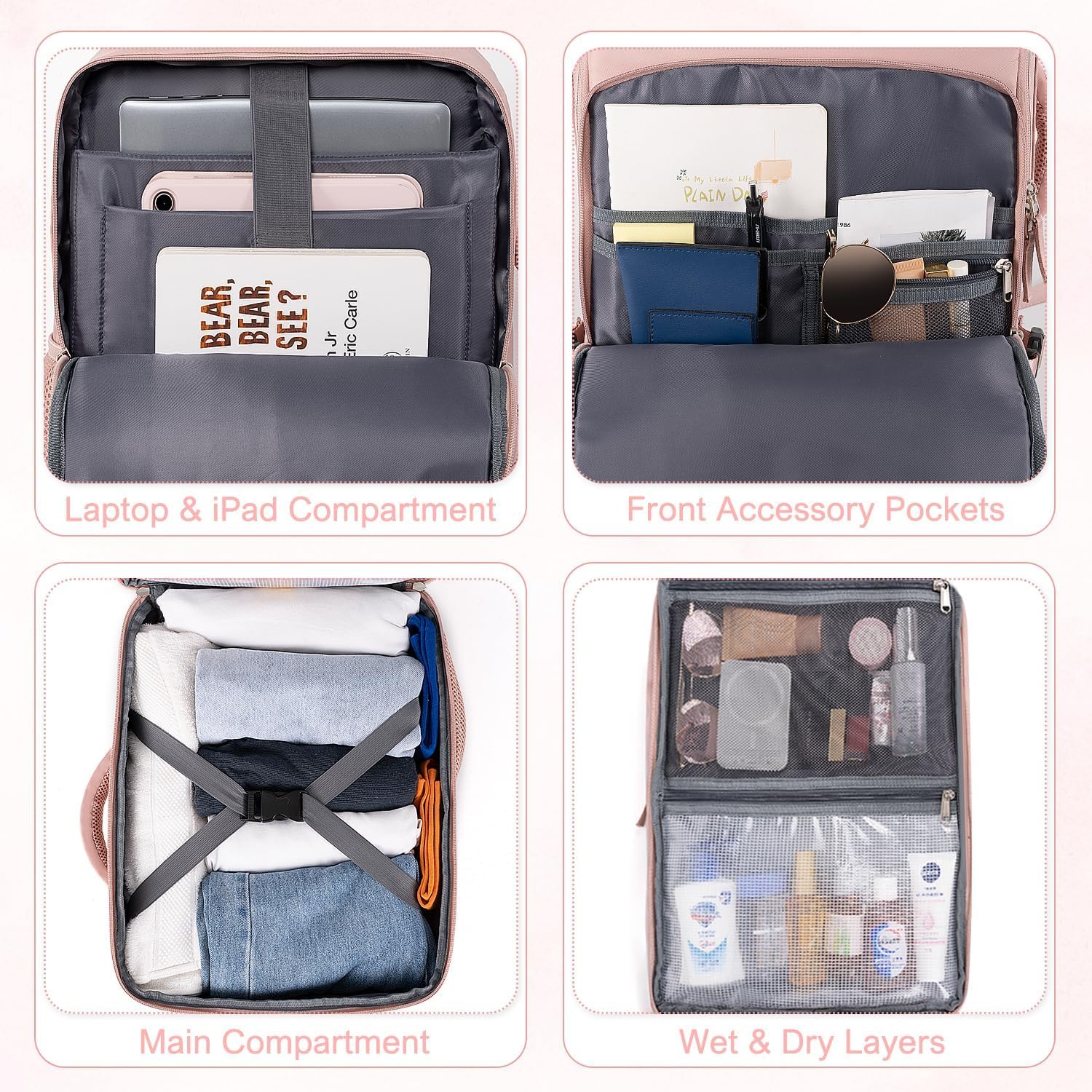 Thumbnail 6 de Sinaliy Travel Backpack Flight-Approved Carry-On