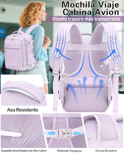 Thumbnail 4 de KLOSTAIN Mochila de Cabina 45x36x20 cm (30 L) para EasyJet: práctica, cómoda y versátil