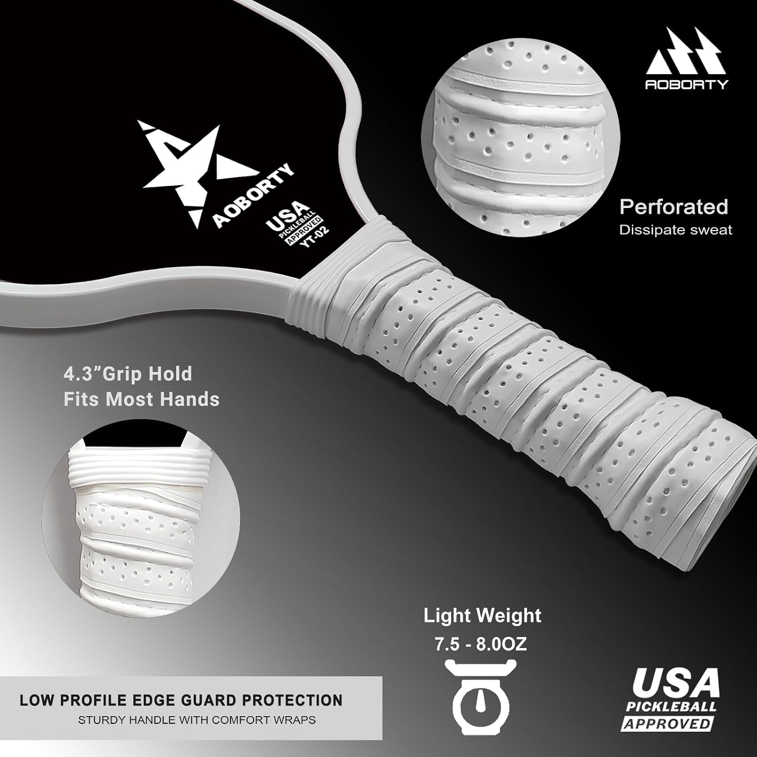 Detalle de AOBORTY Pickleball Paddles 4-Pack with 4 Balls ๐
