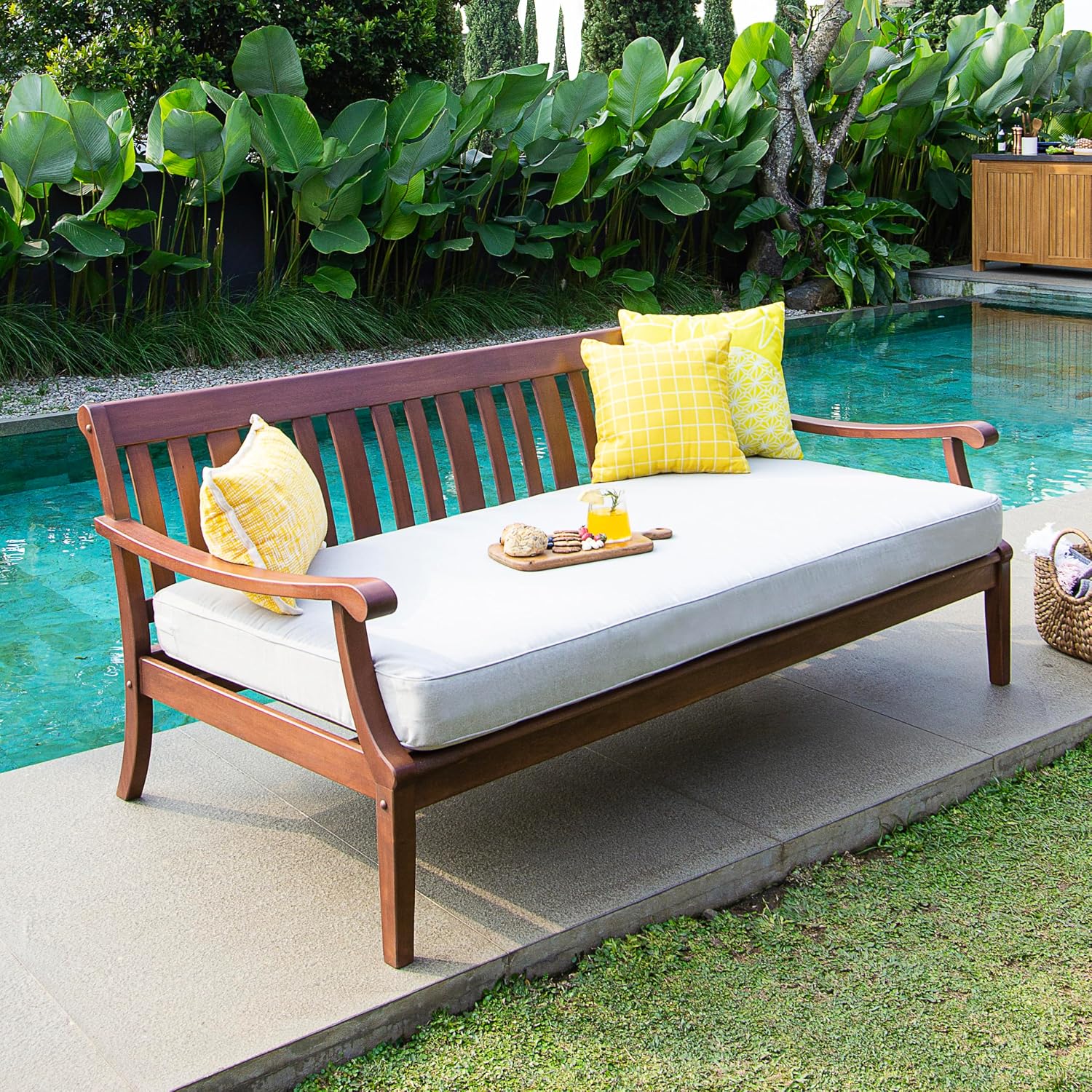 Cambridge Casual Patio Daybed in Solid Wood